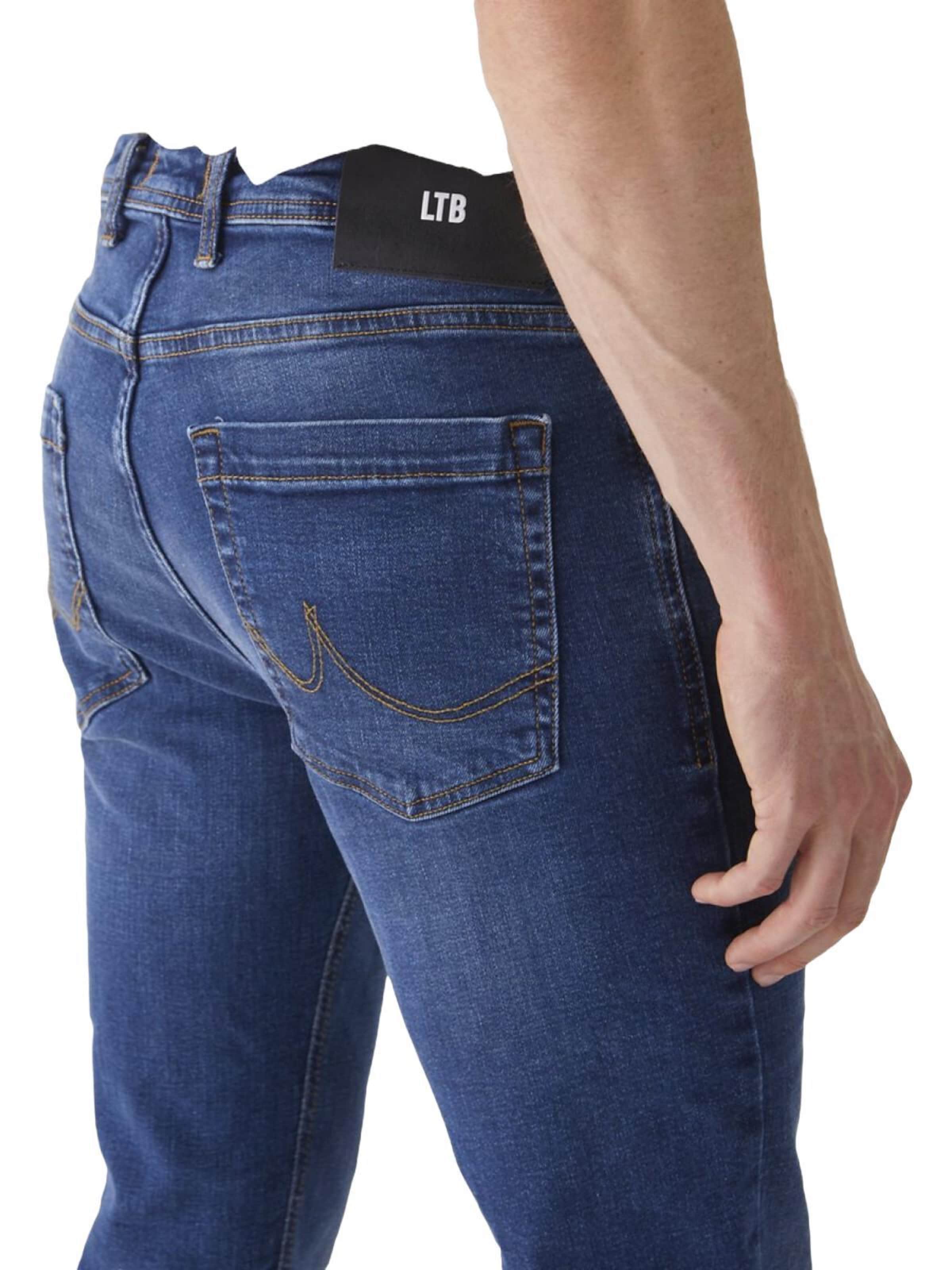 LTB Jeans - regular Vaquero 'LTB Jeans Herren Paul X Straight Leg Mid Waist Jeans' en azul