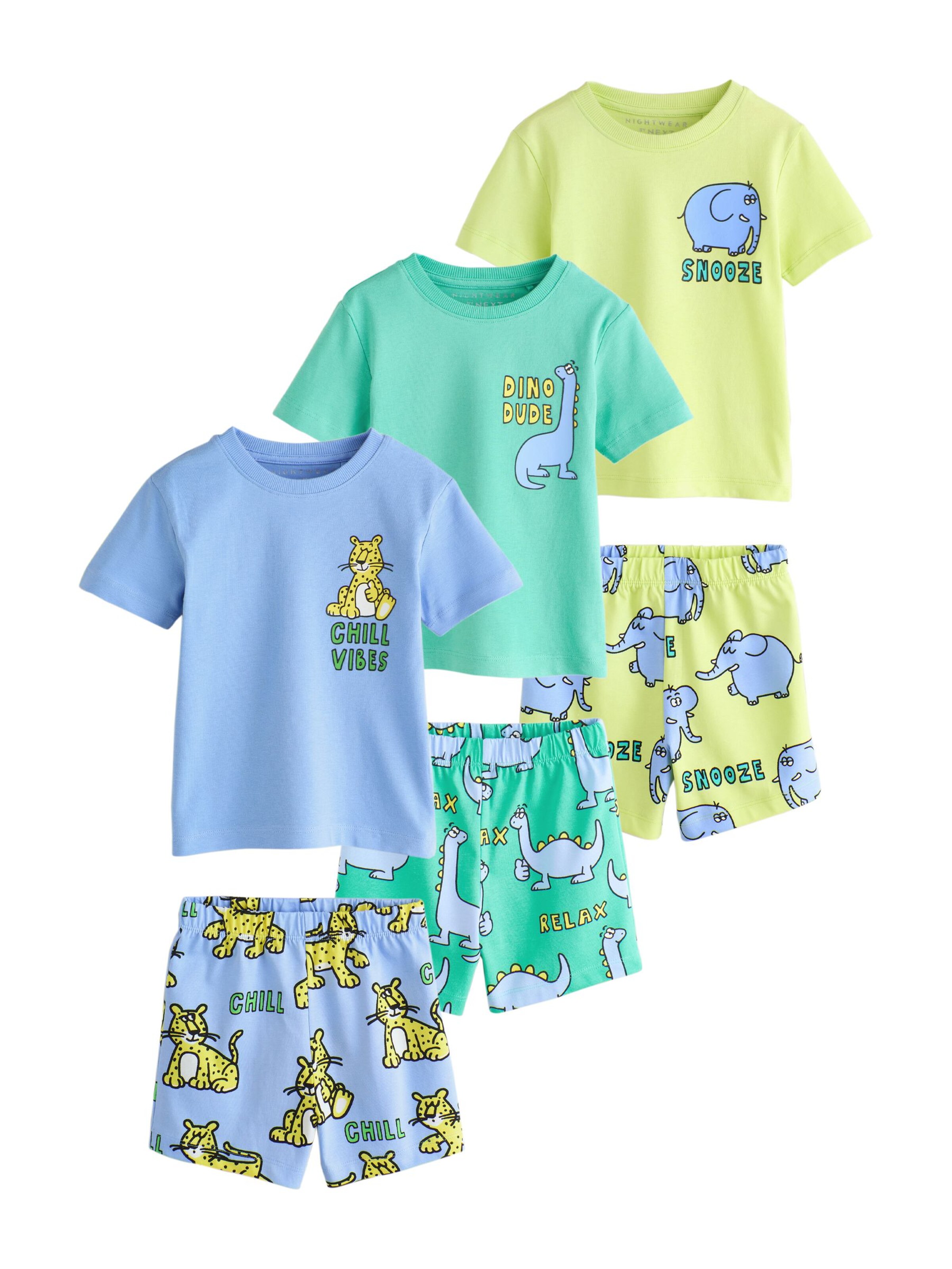 Next Pajamas in Blue: front
