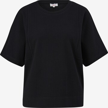 T-shirt s.Oliver en noir : devant