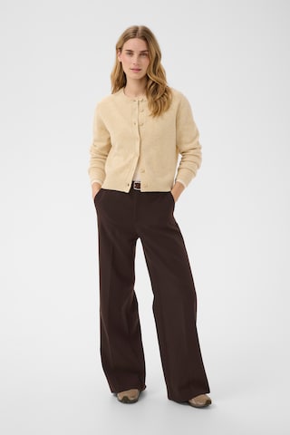 Part Two Wide leg Broek 'NinnesaPW' in Bruin
