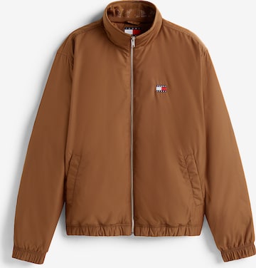 Tommy Jeans Jacke 'ESSENTIAL' in Braun: Vorderseite