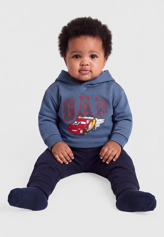 GAP Sweatshirt 'DIS CARS' i blå: forside