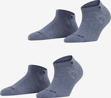 BURLINGTON Ankle Socks 'Everyday 2-Pack' in Blue: front