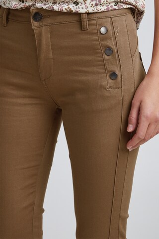 Fransa Slimfit Broek 'LOMAX 1' in Bruin