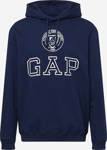 Felpa di GAP in blu: frontale