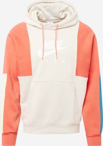 Nike Sportswear Sweatshirt 'Air' in Beige: voorkant