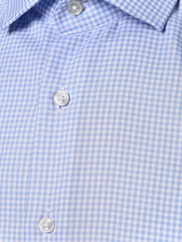 Andrew James Regular fit Zakelijk overhemd in Blauw