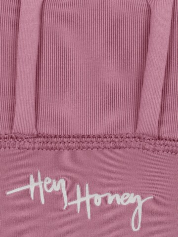 Bustier Soutien-gorge de sport 'Criss' Hey Honey en rose