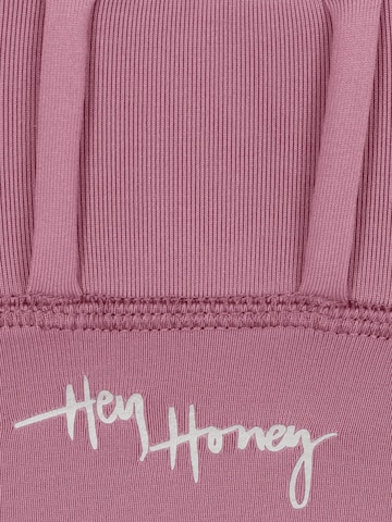 Hey Honey Bustier Sport bh 'Criss' in Roze