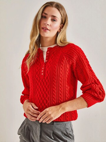Bianco LucciPulover 'Pullover' - crvena boja