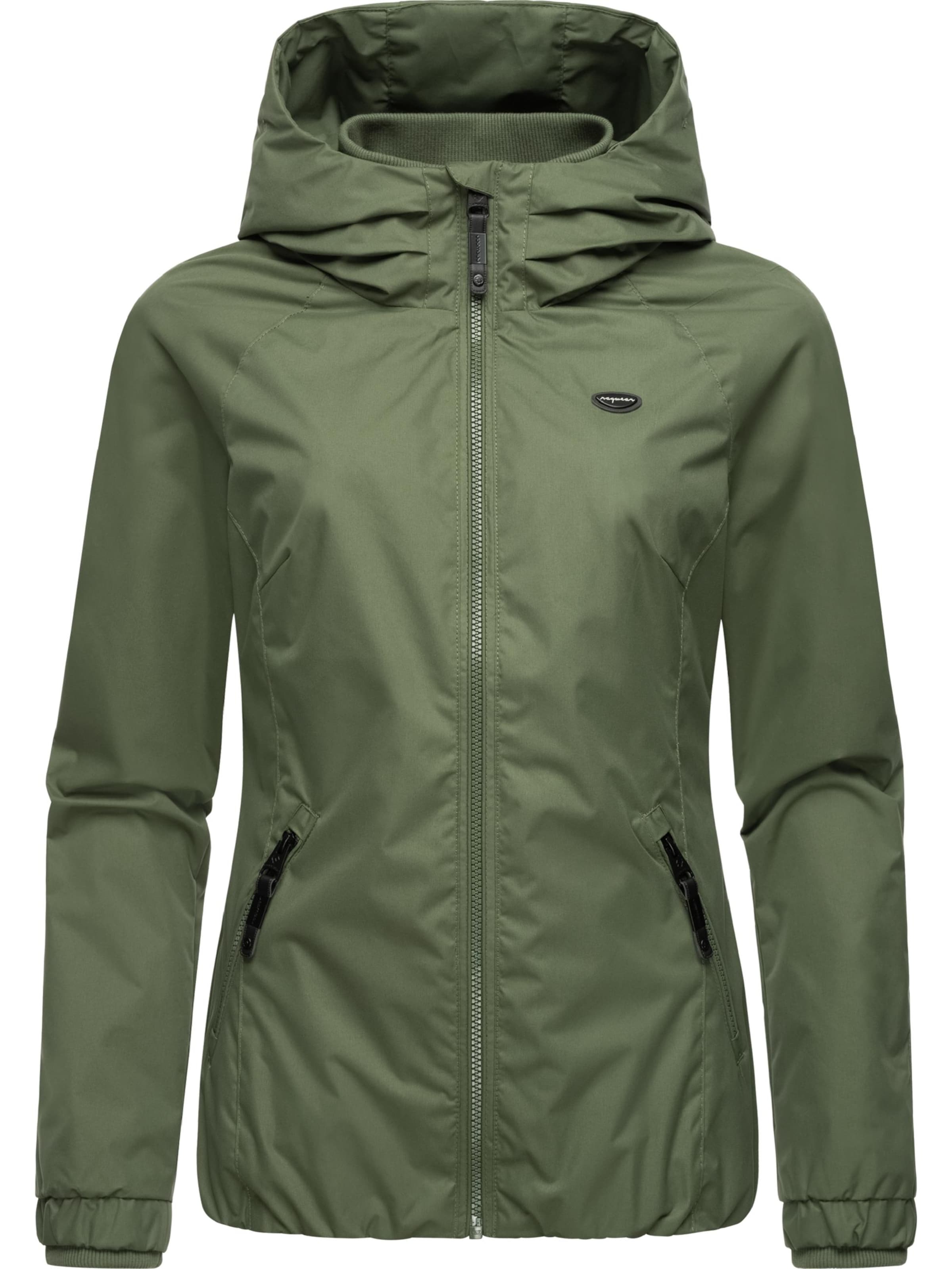 Ragwear Funkcionalna jakna 'Dizzie' | zelena barva: sprednja stran