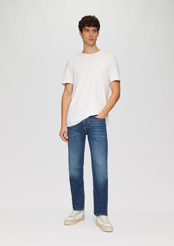 s.Oliver Tapered Jeans 'Mauro' in Blauw: voorkant
