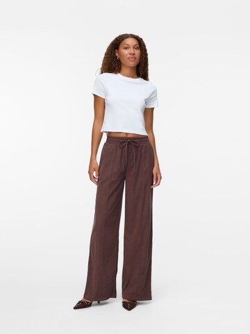 VERO MODA - Pierna ancha Pantalón en marrón