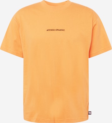 Afends - Camiseta en naranja: frente