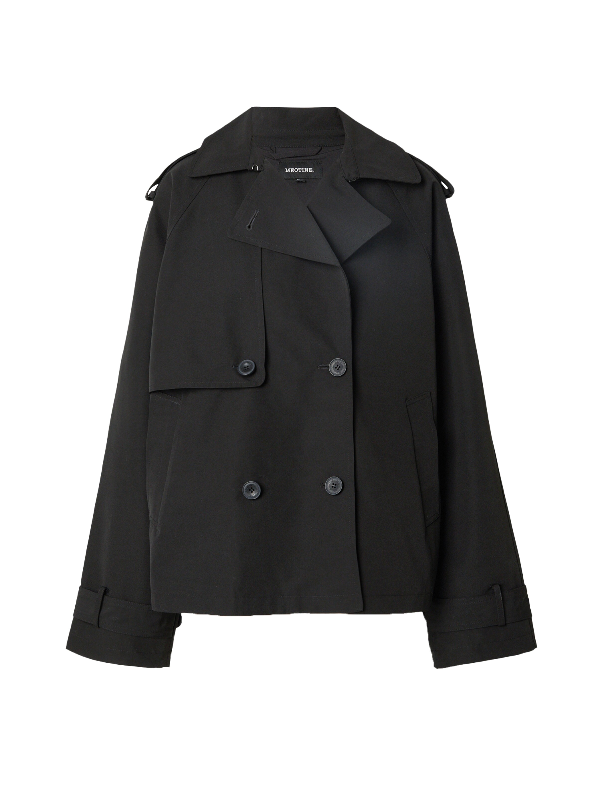 MEOTINE Átmeneti dzseki 'CAROLINE' - fekete: elől