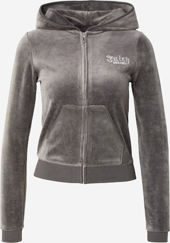Juicy Couture Bluza rozpinana 'REGAL REBELLE ROBYN' w kolorze szary: przód