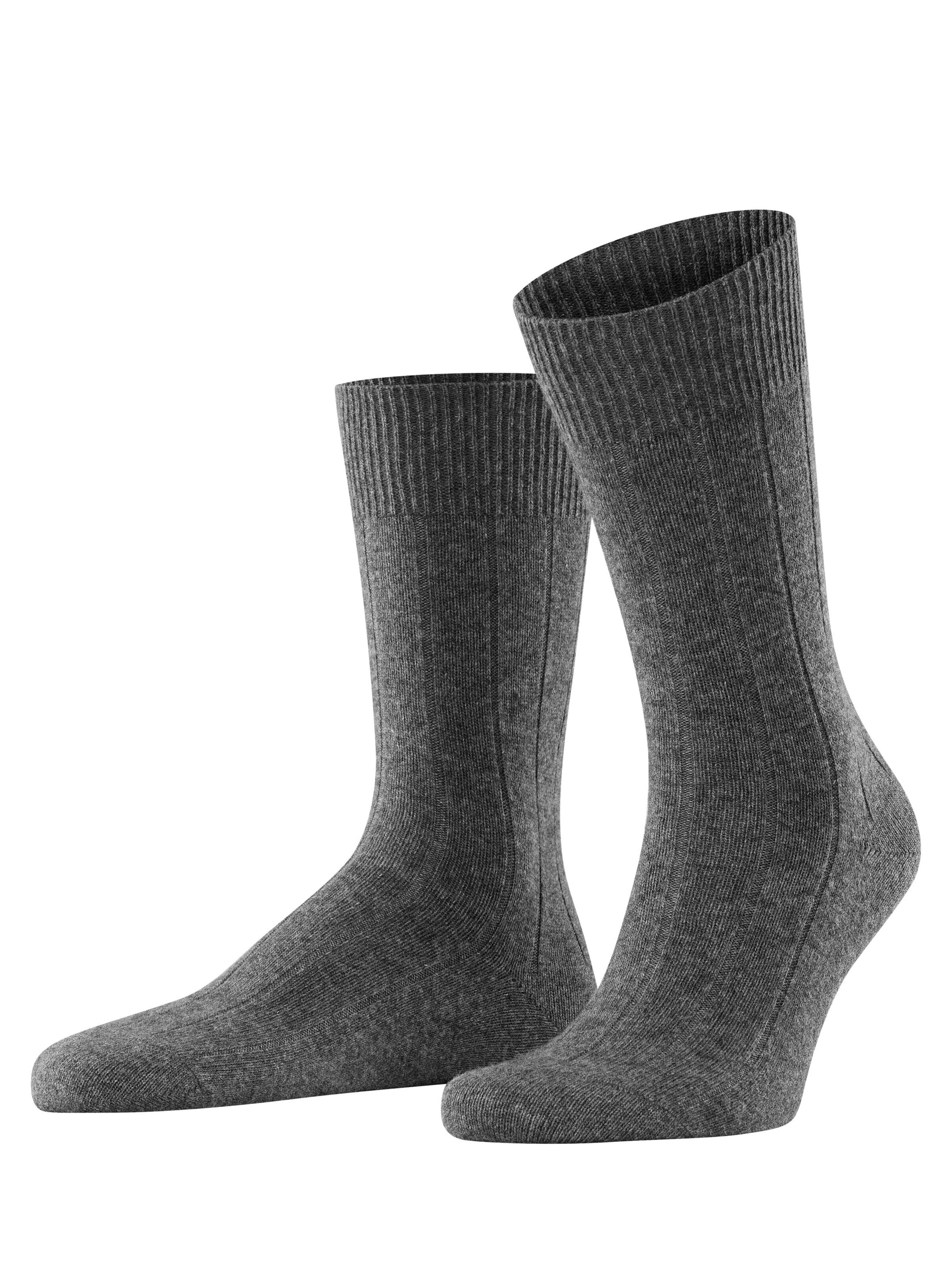 FALKE Socks 'Lhasa Rib' in Grey: front