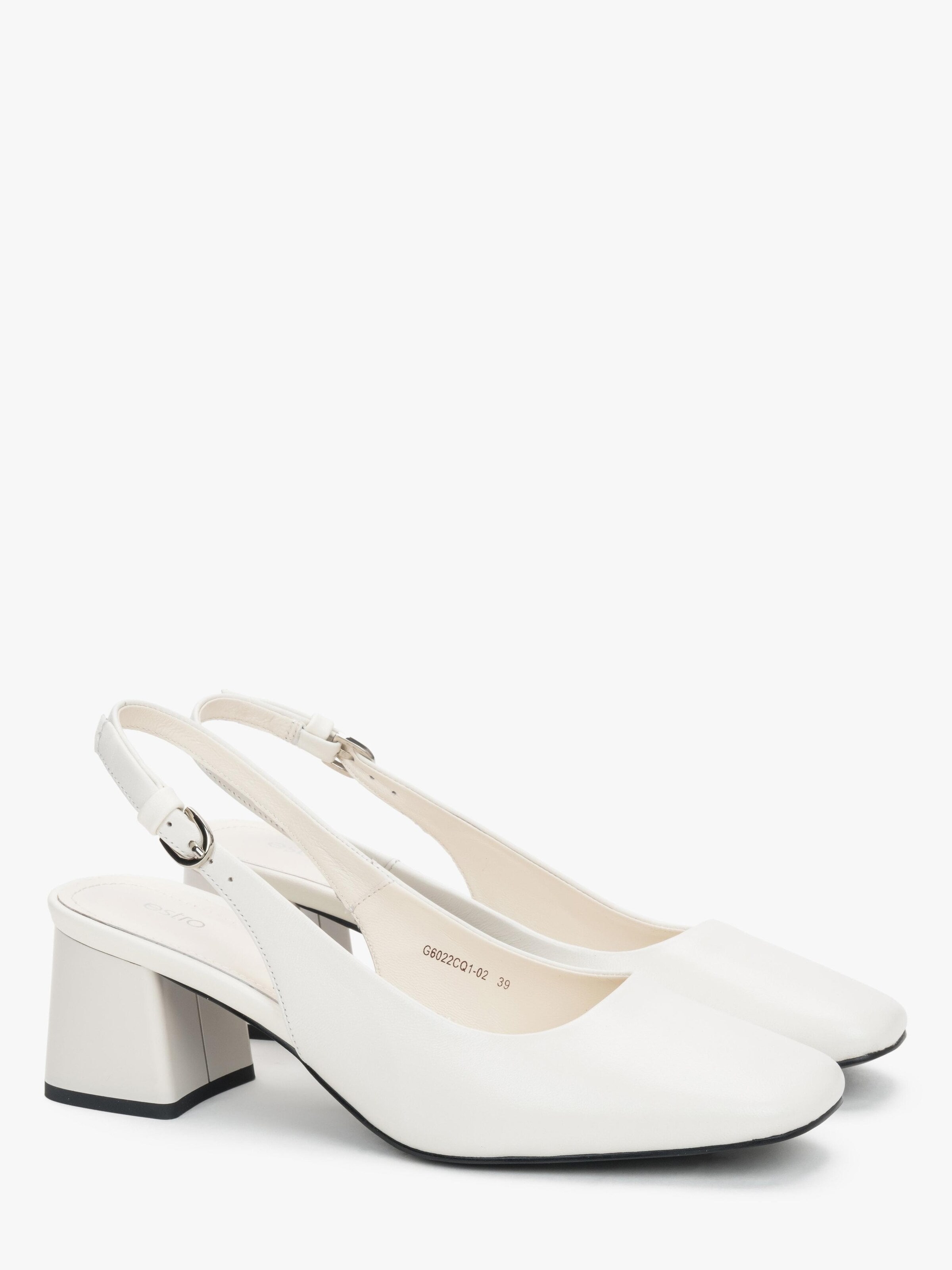 Estro Slingback Pumps '6022-1' in Beige