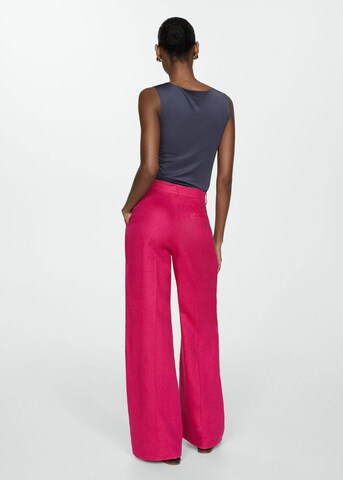 MANGO Zvonové kalhoty Kalhoty s puky 'Fulitu' – pink