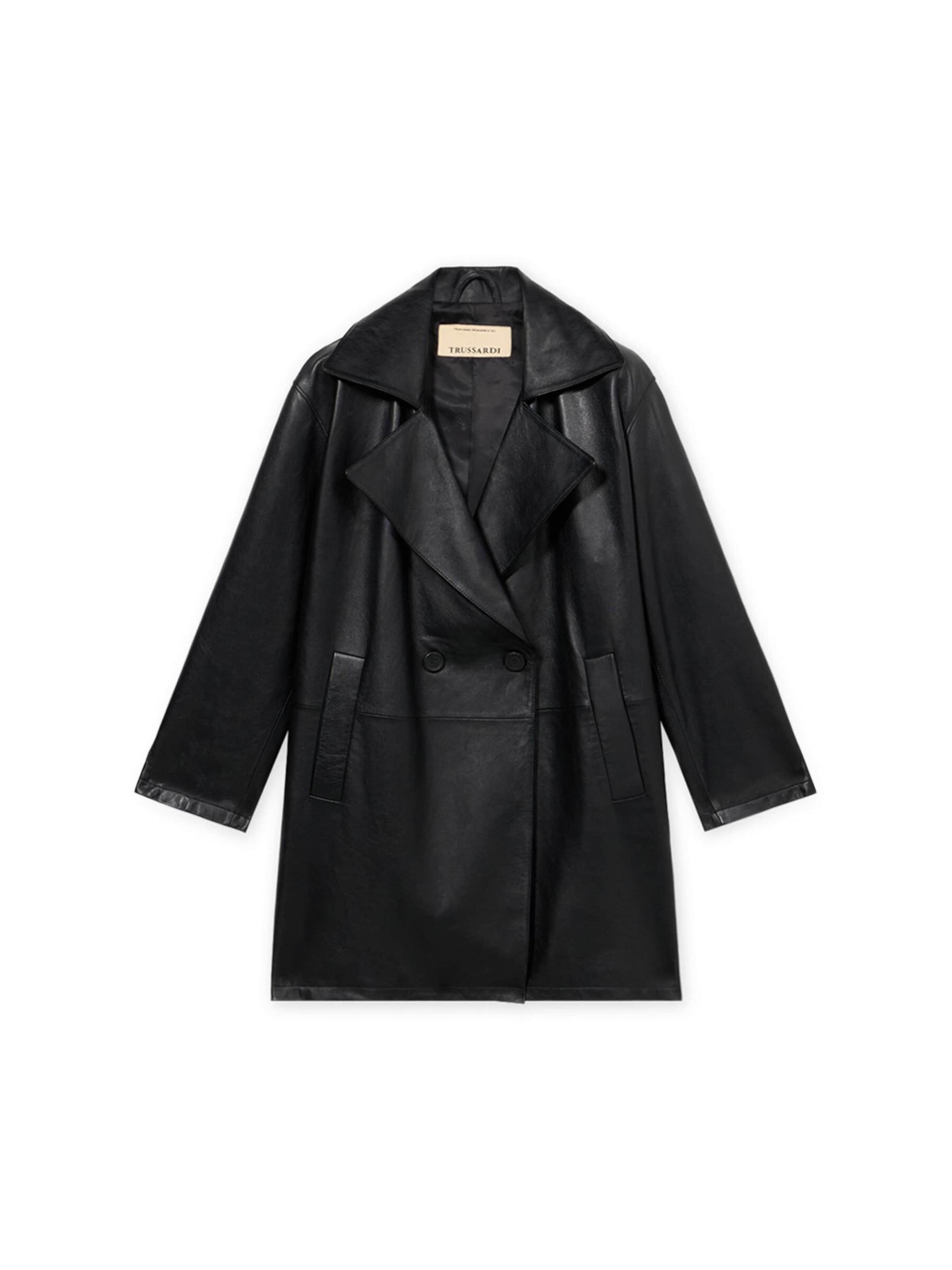 Trussardi Tussenjas in Zwart: voorkant