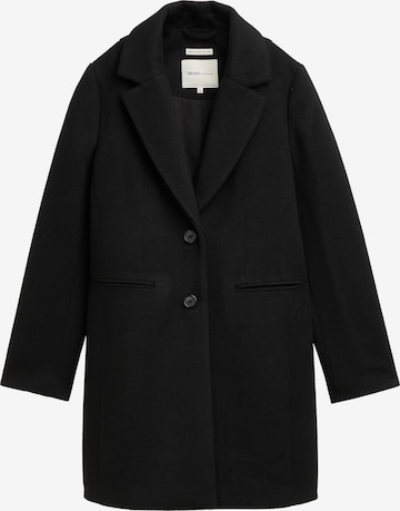 TOM TAILOR DENIM Wintermantel in Schwarz: Vorderseite