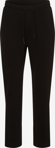 BOSS Tapered Pants in Black: front