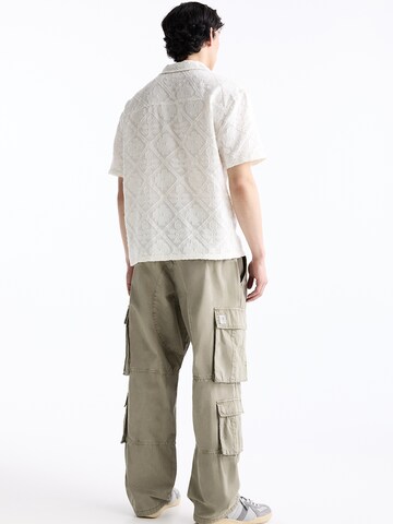 Comfort fit Camicia di Pull&Bear in bianco