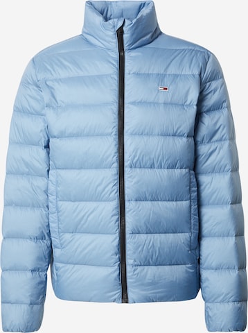 Tommy Jeans Зимно яке в синьо: отпред