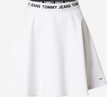 Tommy JeansSuknja - bijela boja: prednji dio
