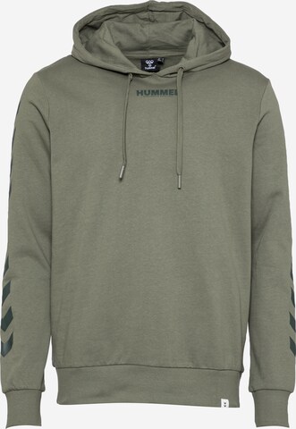 Hummel Sweatshirt in Groen: voorkant