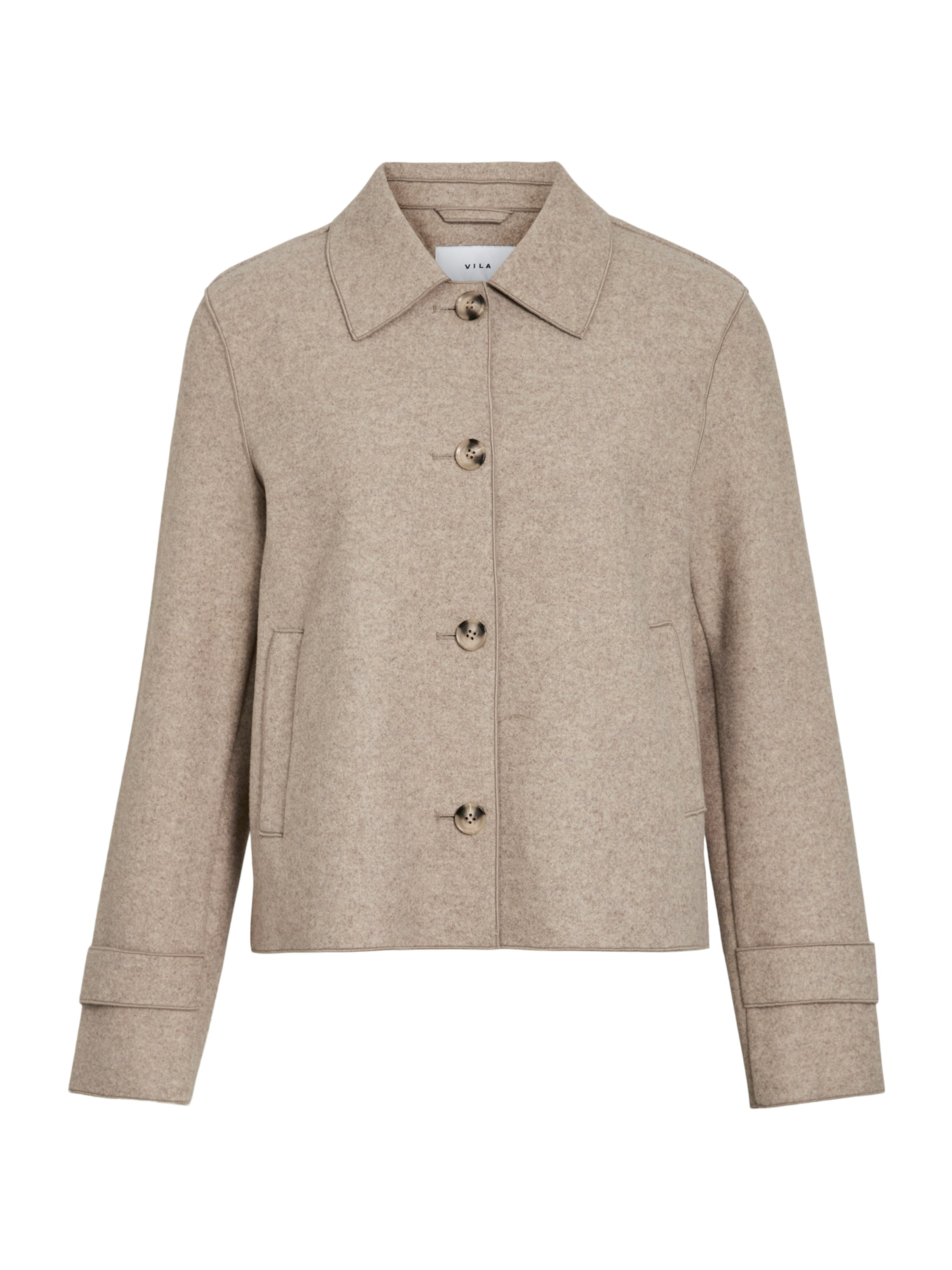 Veste mi-saison 'VIJuice' VILA en beige : devant