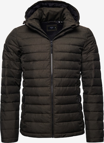 Superdry Winterjas 'Fuji' in Grijs: voorkant