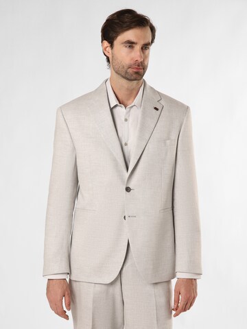 Finshley & Harding London Comfort fit Business-colbert in Beige: voorkant