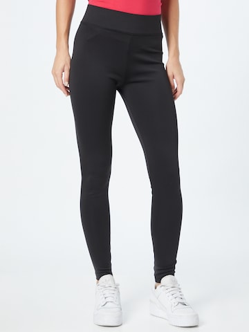 HUGO Red Skinny Leggings in Black: front