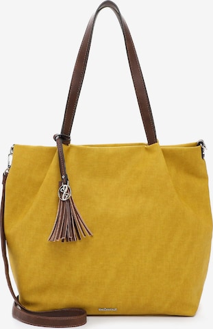 Emily & Noah Shopper 'Elke' in Yellow: front