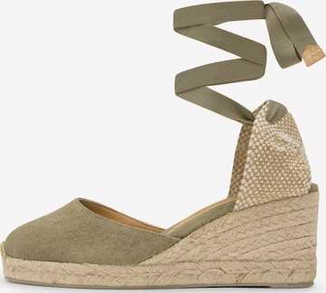žalia Castañer Espadrilės 'Carina': priekis
