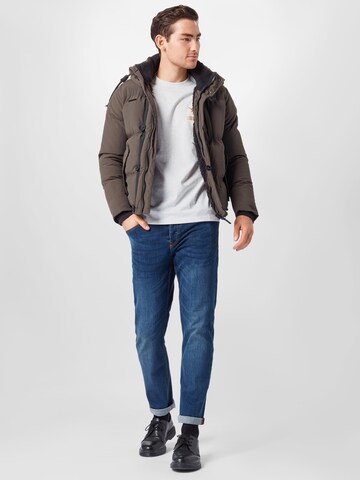 BRAVE SOUL Regular Fit Jacke 'Billy' in Braun