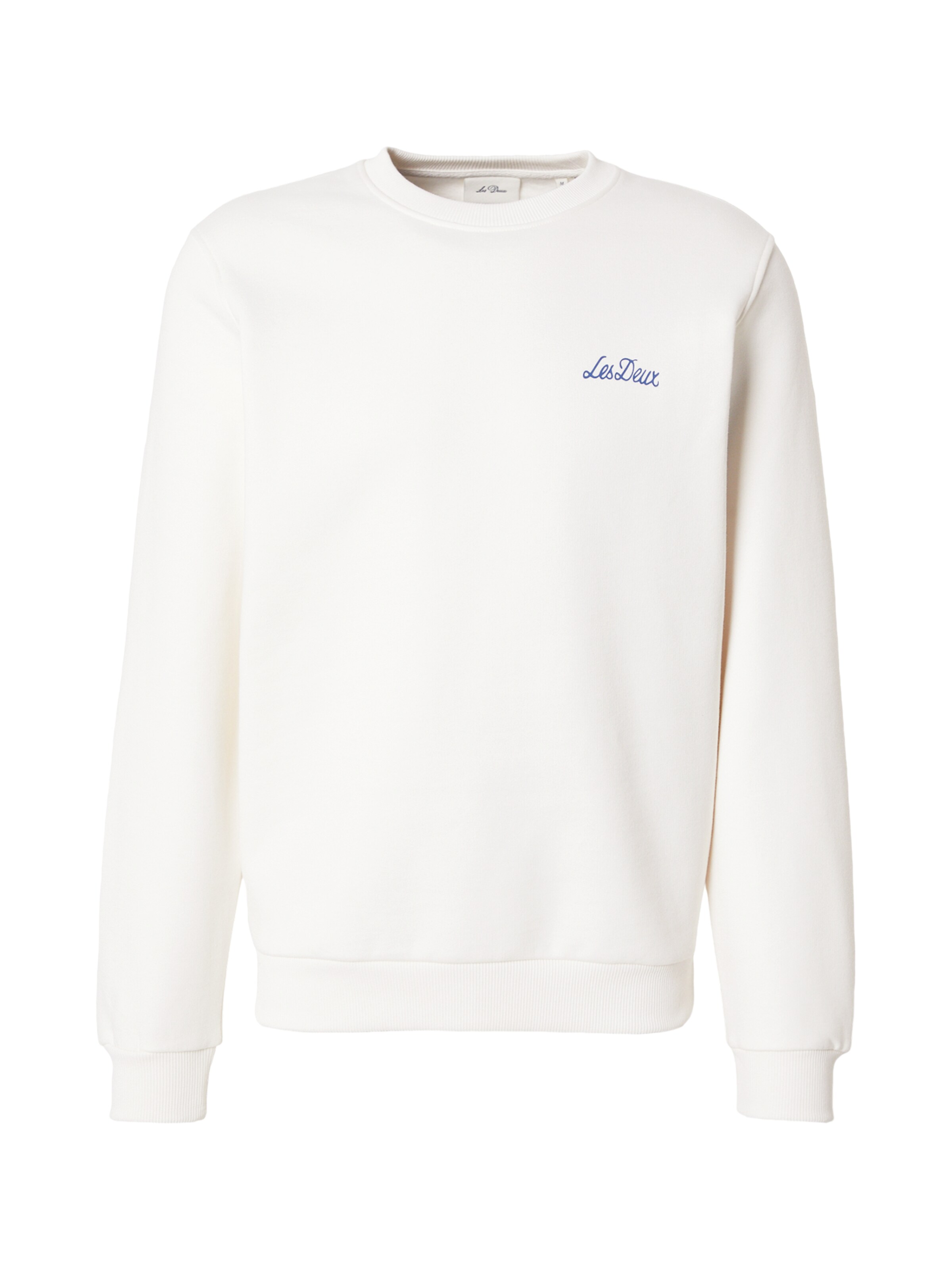 Les Deux - Sudadera 'Bouquet' en blanco: frente