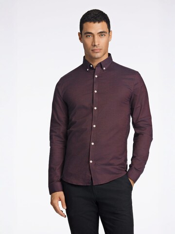 Lindbergh - Ajuste regular Camisa en rojo