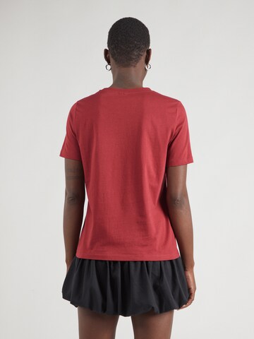 VERO MODA Shirt 'VMPaulina' in Red