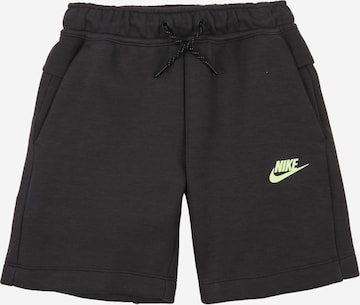 Nike Sportswear Regular Housut 'TCH FLC' värissä harmaa: etupuoli