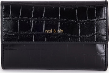Nat&Nin Peňaženka 'Lotti' - Čierna: predná strana