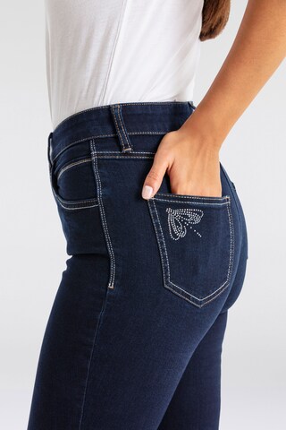 MAC Slimfit Jeans in Blau