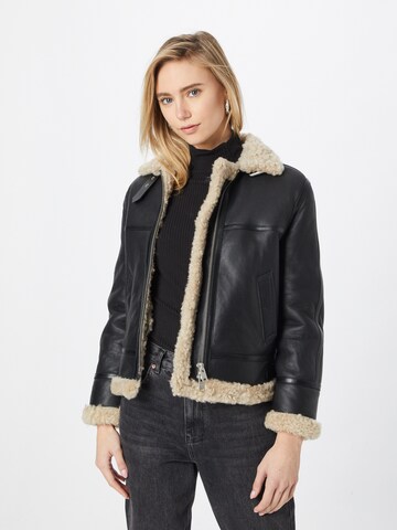 AllSaints - Chaqueta de entretiempo 'LOREL' en negro: frente