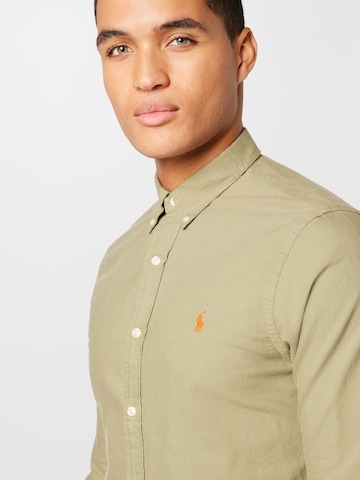 Polo Ralph Lauren - Ajuste estrecho Camisa en verde