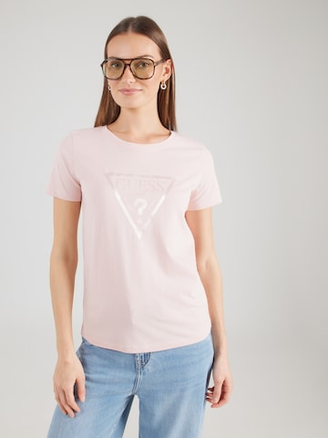 GUESS T-shirt i rosa: framsida