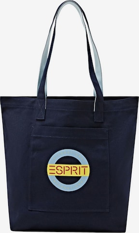 ESPRIT Shopper in Blauw: voorkant