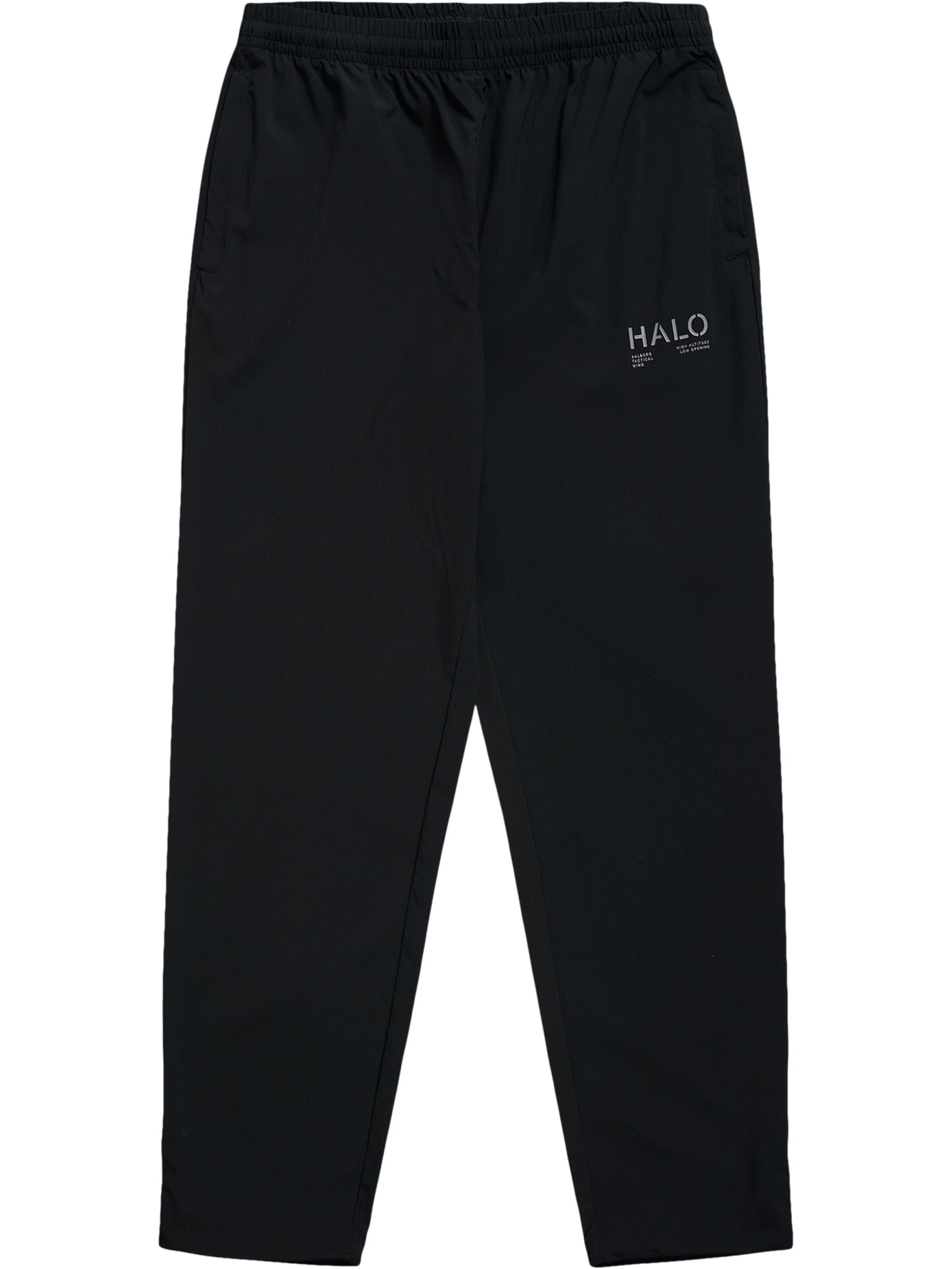HALO Loosefit Hose in Schwarz: Vorderseite