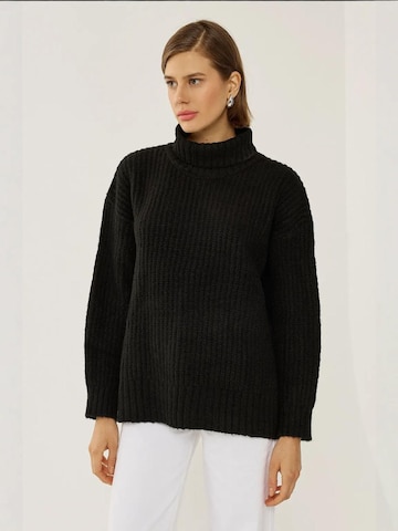 Hiccup Kampsun 'Pullover', värv must: eest vaates