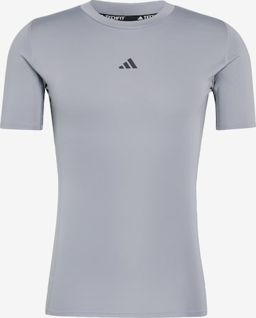 ADIDAS PERFORMANCE Performance Shirt 'Techfit Compression' in Grey: front